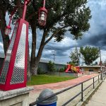 Fireman's Park and lampposts